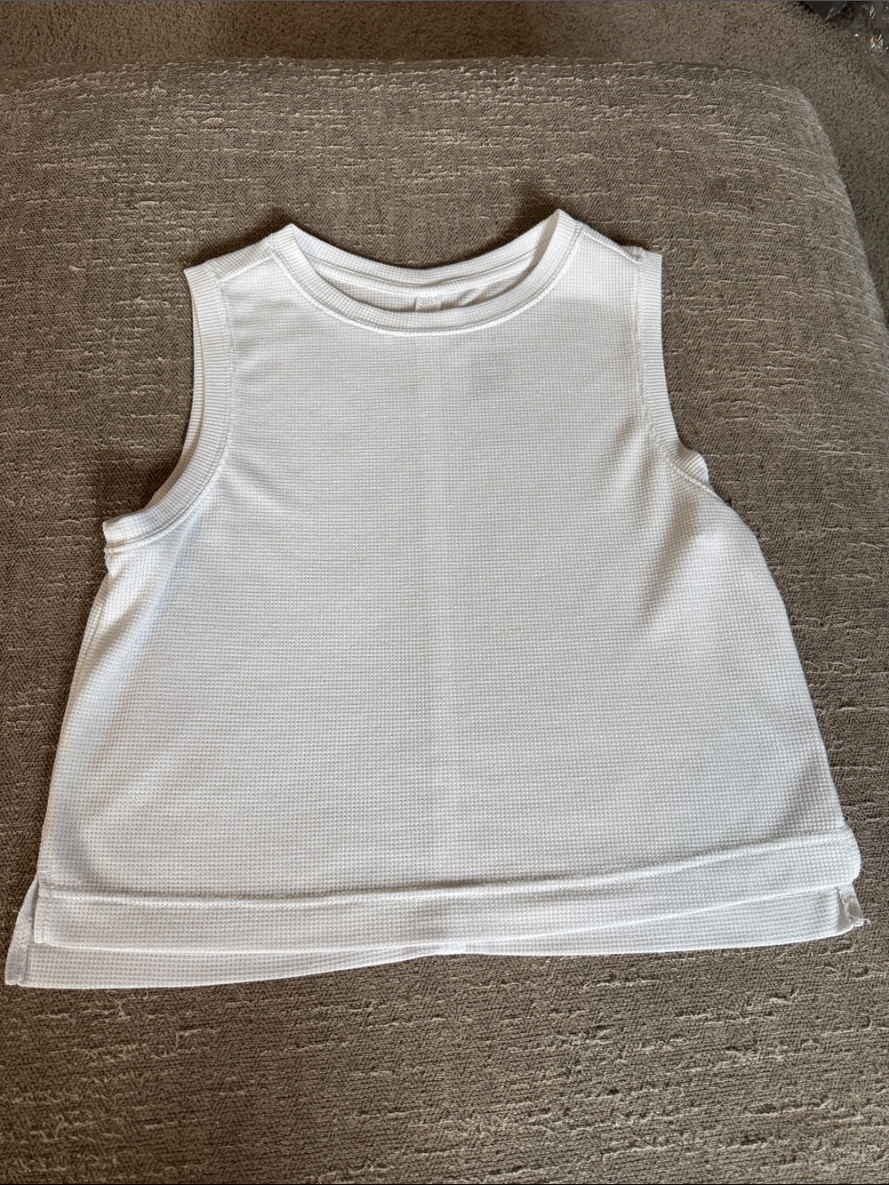 all in motion White Textured Women’s Tank Top